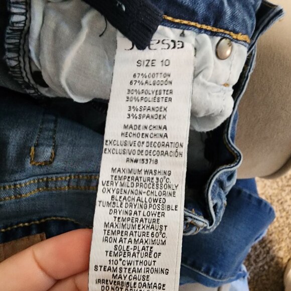 Lots of 2 Matilda Jane Telephone Novelty Fabric Pattern Skirt Joe's Jeans size10 - Picture 5 of 14